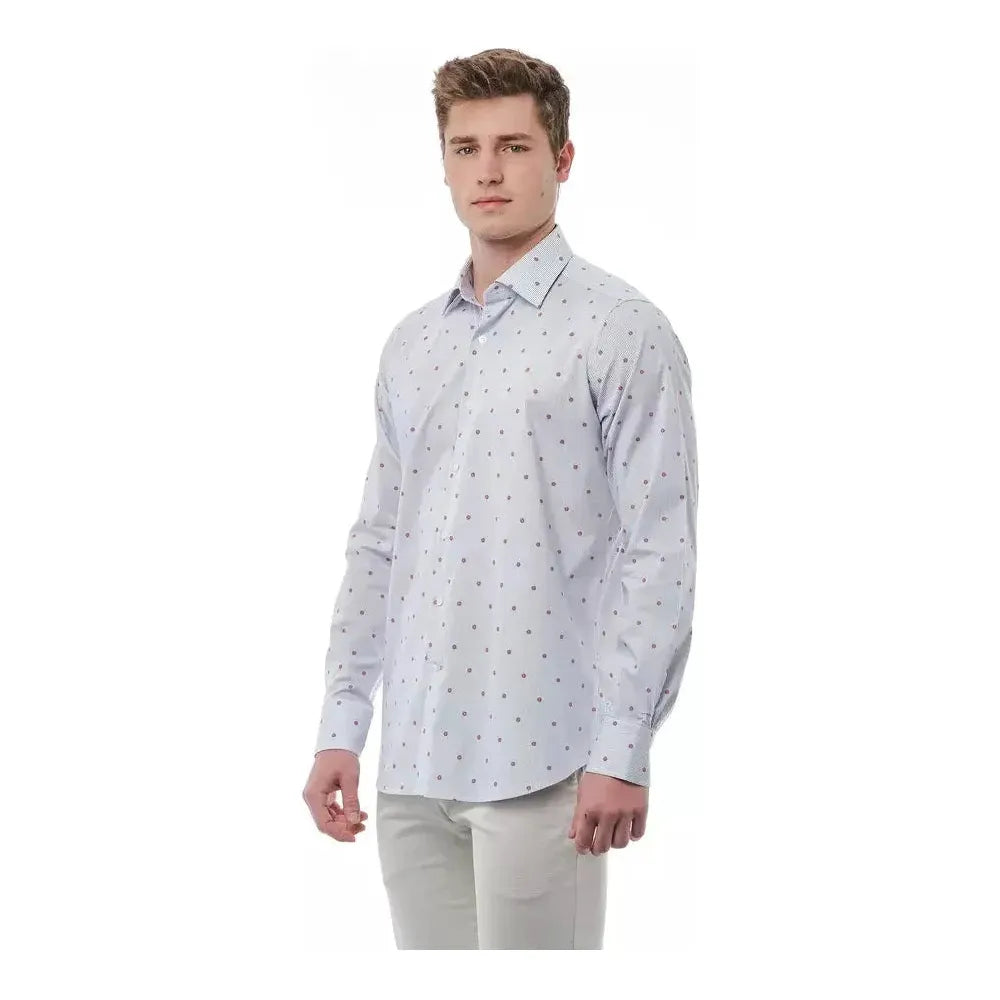 Bagutta Multicolor Cotton Men Shirt Bagutta