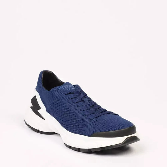 Neil Barrett Electric Blue Bolt Sneakers Neil Barrett