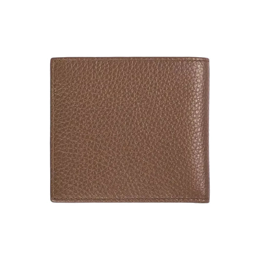 Trussardi Elegant Embossed Leather Men's Wallet Trussardi