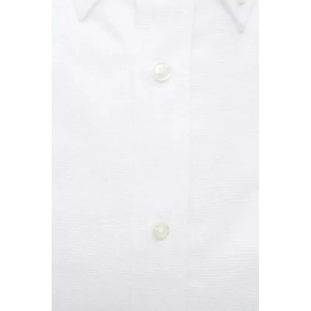 Robert Friedman White Cotton Men's Shirt