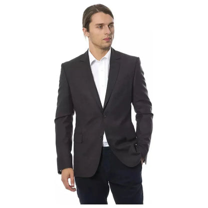 Verri Gray Wool Men Blazer
