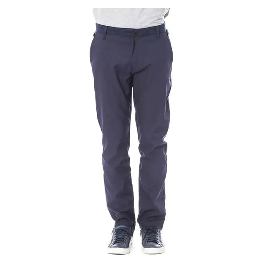 Verri Blue Polyester Men Pant Verri