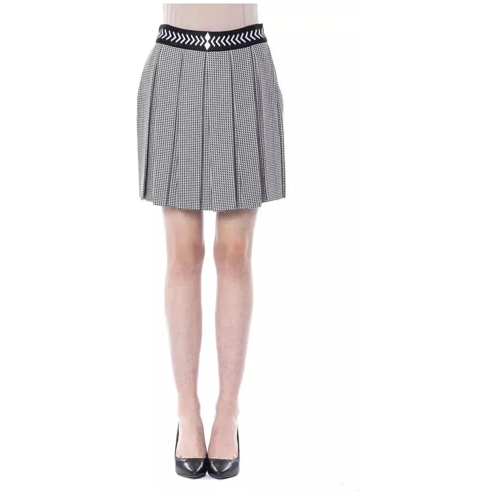 BYBLOS Black Viscose Women Skirt BYBLOS