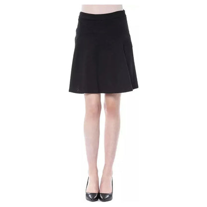 BYBLOS Black Polyester Skirt WOMAN SKIRTS