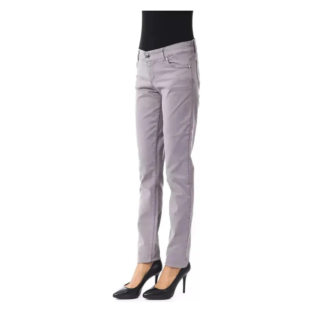 BYBLOS Gray Cotton Women's Pant 1728,67345744032,BYBLOS,Clothing,Gray,Jeans & Pants - Women - Clothing,New with tags,Pants - Clothing,W30,W31,Women,Women - Clothing