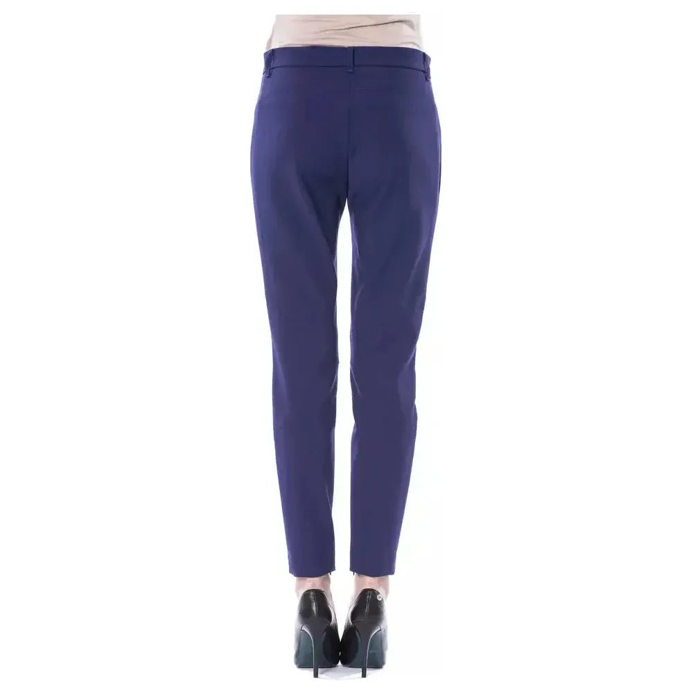 BYBLOS Blue Polyester Women's Pant BYBLOS