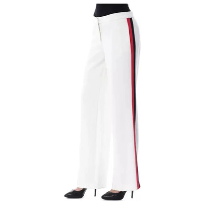 BYBLOS White Polyester Women Pants