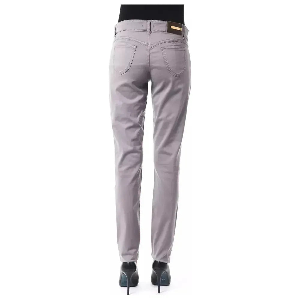 BYBLOS Gray Cotton Women's Pant 1728,67345744032,BYBLOS,Clothing,Gray,Jeans & Pants - Women - Clothing,New with tags,Pants - Clothing,W30,W31,Women,Women - Clothing