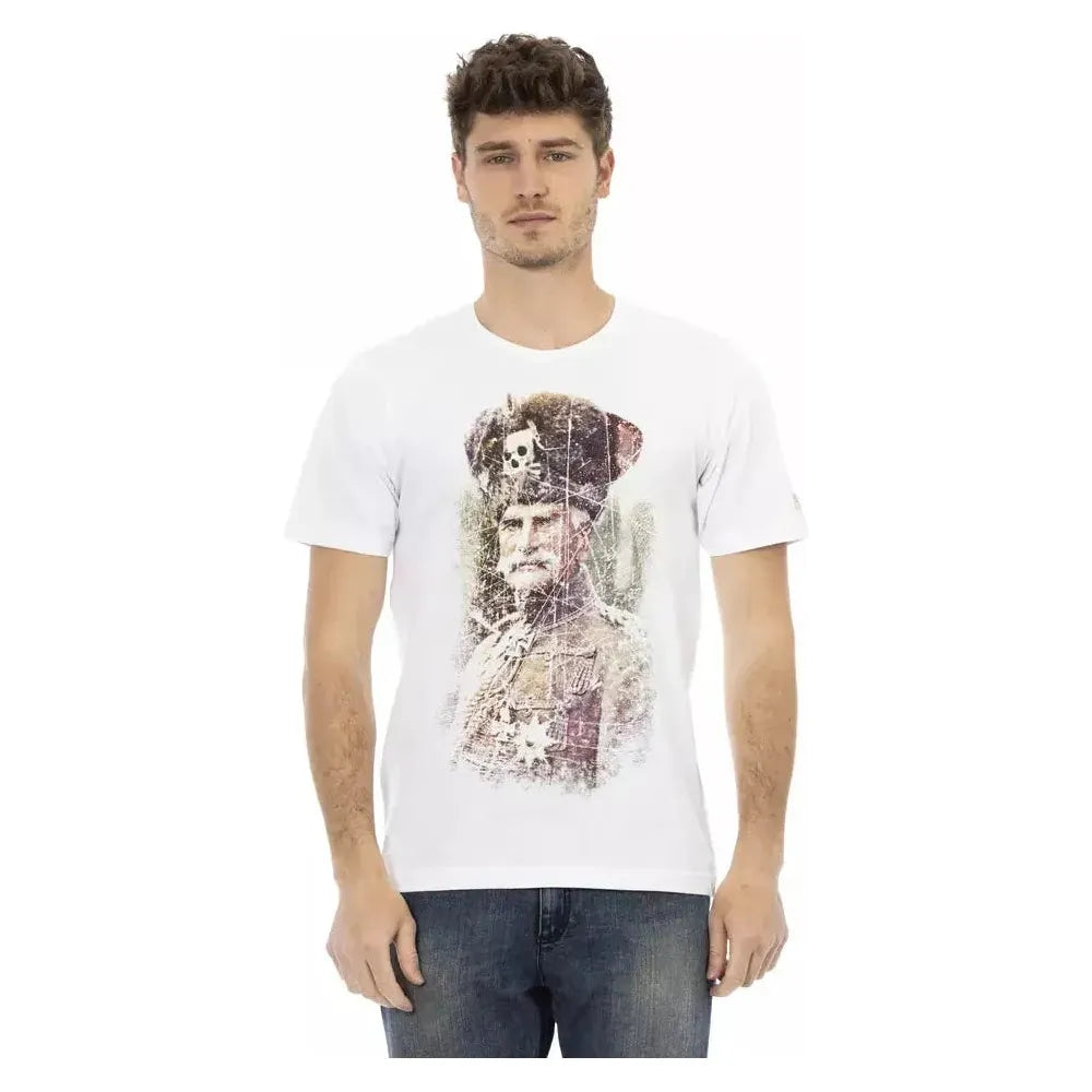 Trussardi Action White Cotton Men's T-Shirt