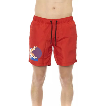 Bikkembergs Red Polyester Men Swim Short 1728,67345744032,Bikkembergs,Clothing,L,M,Men,Men - Clothing,Multicolor,New with tags,S,Swim Shorts - Swimwear - Clothing,Swimwear - Clothing,Swimwear - Men - Clothing,XL,XXL
