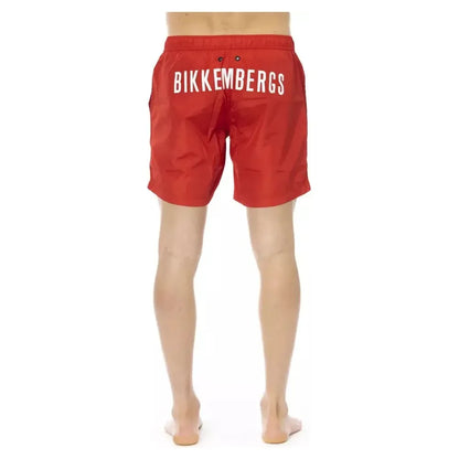 Bikkembergs Red Polyester Men Swim Short 1728,67345744032,Bikkembergs,Clothing,L,M,Men,Men - Clothing,Multicolor,New with tags,S,Swim Shorts - Swimwear - Clothing,Swimwear - Clothing,Swimwear - Men - Clothing,XL,XXL