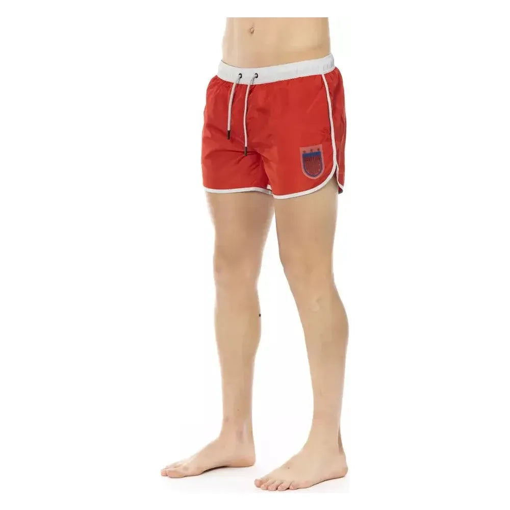 Bikkembergs Red Polyester Men Swim Short 1728,67345744032,Bikkembergs,Clothing,L,M,Men,Men - Clothing,Multicolor,New with tags,S,Swim Shorts - Swimwear - Clothing,Swimwear - Clothing,Swimwear - Men - Clothing,XL,XXL