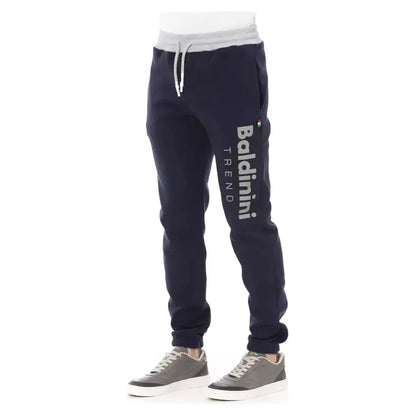 Baldinini Trend Blue Cotton Men Sport Pant 1728,3XL,67345744032,Baldinini Trend,Blue,Clothing,Jeans & Pants - Men - Clothing,Joggers (workout pants) - Sportswear - Clothing,L,M,Men,Men - Clothing,New with tags,S,Sportswear - Clothing,XL,XXL