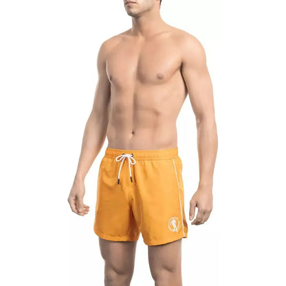 Bikkembergs Orange Polyester Men Swim Short 1728,67345744032,Bikkembergs,Clothing,L,M,Men,Men - Clothing,New with tags,Orange,S,Swim Shorts - Swimwear - Clothing,Swimwear - Clothing,Swimwear - Men - Clothing,XL,XXL
