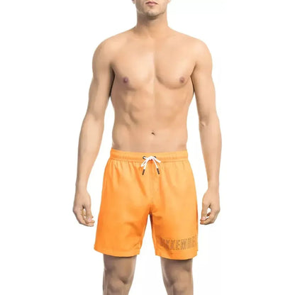 Bikkembergs Orange Polyester Men Swim Short 1728,67345744032,Bikkembergs,Clothing,L,M,Men,Men - Clothing,New with tags,Orange,S,Swim Shorts - Swimwear - Clothing,Swimwear - Clothing,Swimwear - Men - Clothing,XL