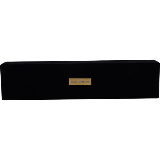 Dolce & Gabbana Elegant Velvet Jewelry Storage Box FASHION ACCESSORIES Dolce & Gabbana