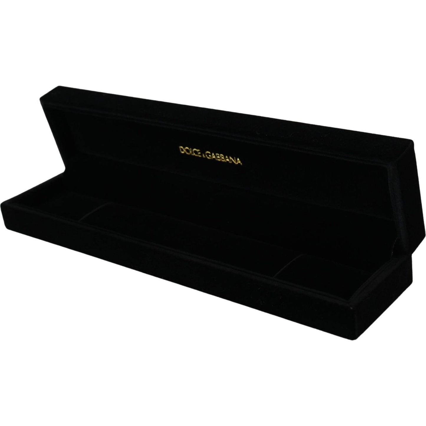 Dolce & Gabbana Elegant Velvet Jewelry Storage Box FASHION ACCESSORIES Dolce & Gabbana