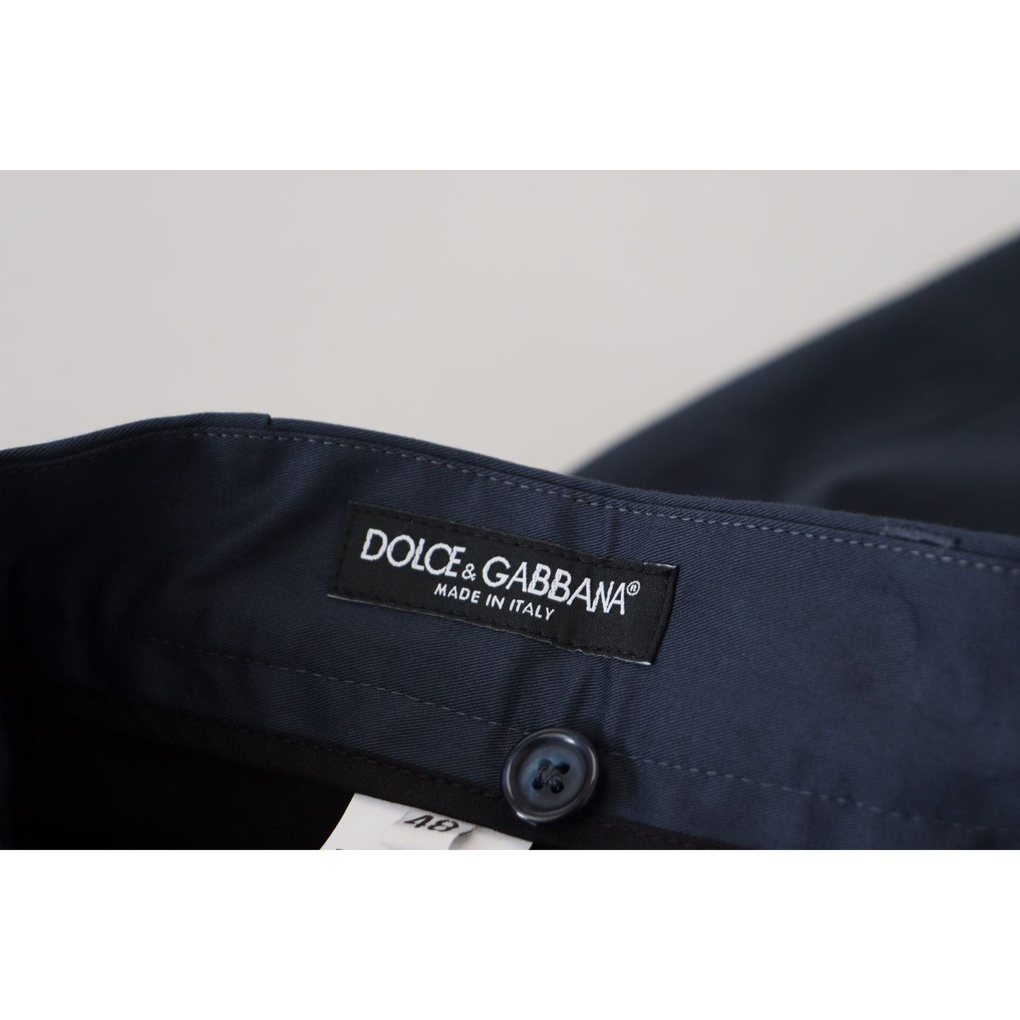 Dolce & Gabbana Elegant Blue Cotton Blend Shorts Dolce & Gabbana