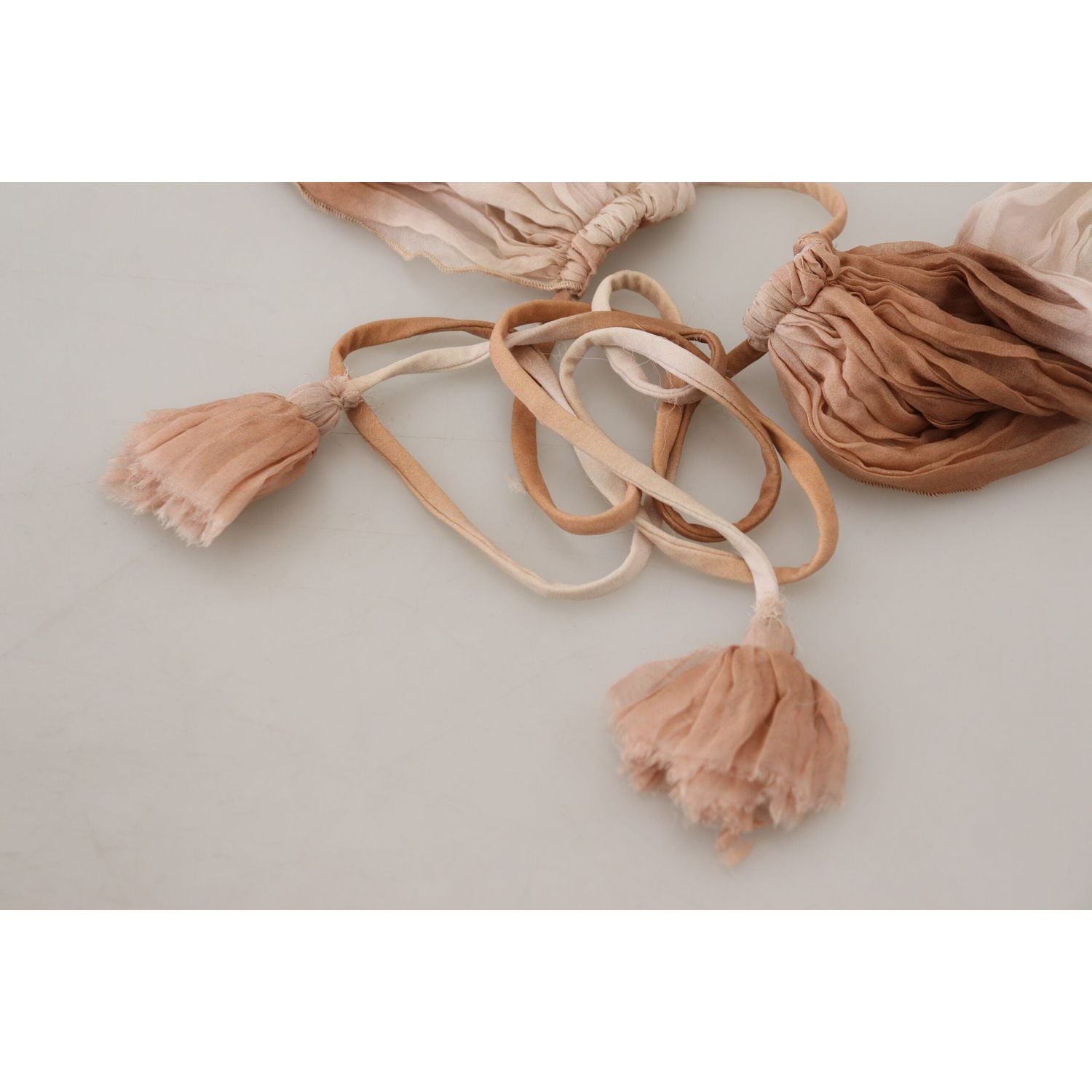 别致多色真丝披肩围巾