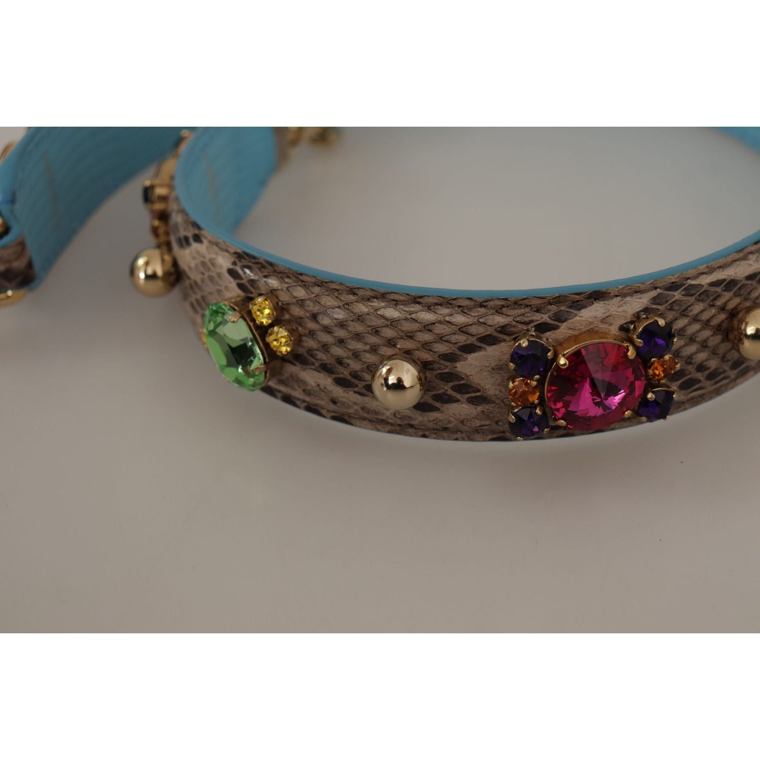 优雅蟒蛇皮肩带配饰