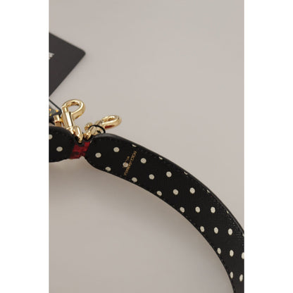 Dolce & Gabbana Red Python Leather Crystals Reversible Shoulder Strap 1728,67345645728,Bags,Dolce & Gabbana,Leather Accessories - Women - Bags,Material: 100% Python Leather,New with tags,Red,Shoulder Straps - Bags,Women,Women - Bags