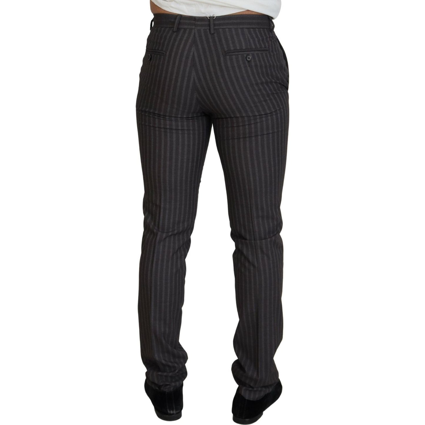 BENCIVENGA Elegant Striped Dress Pants for Men BENCIVENGA