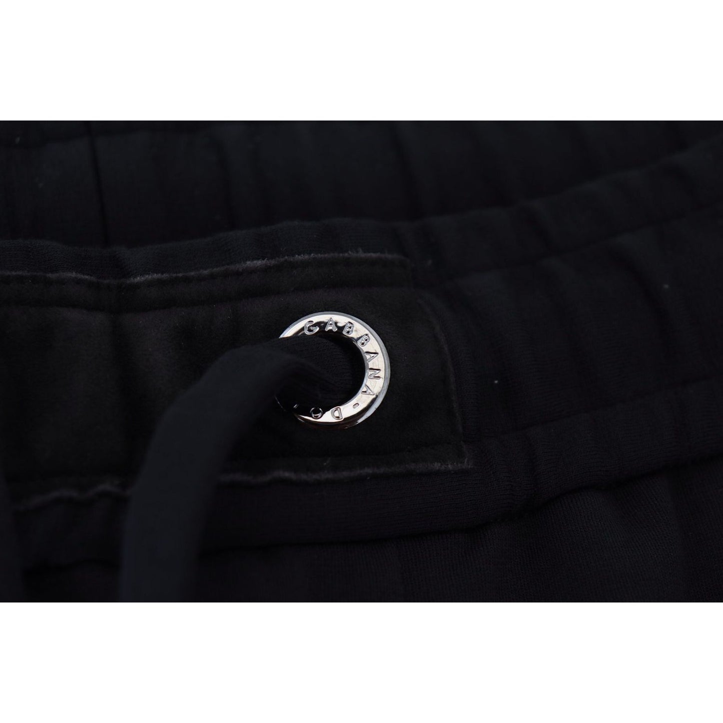 Dolce & Gabbana Black Mens Sport Wool Sweatpants Pants