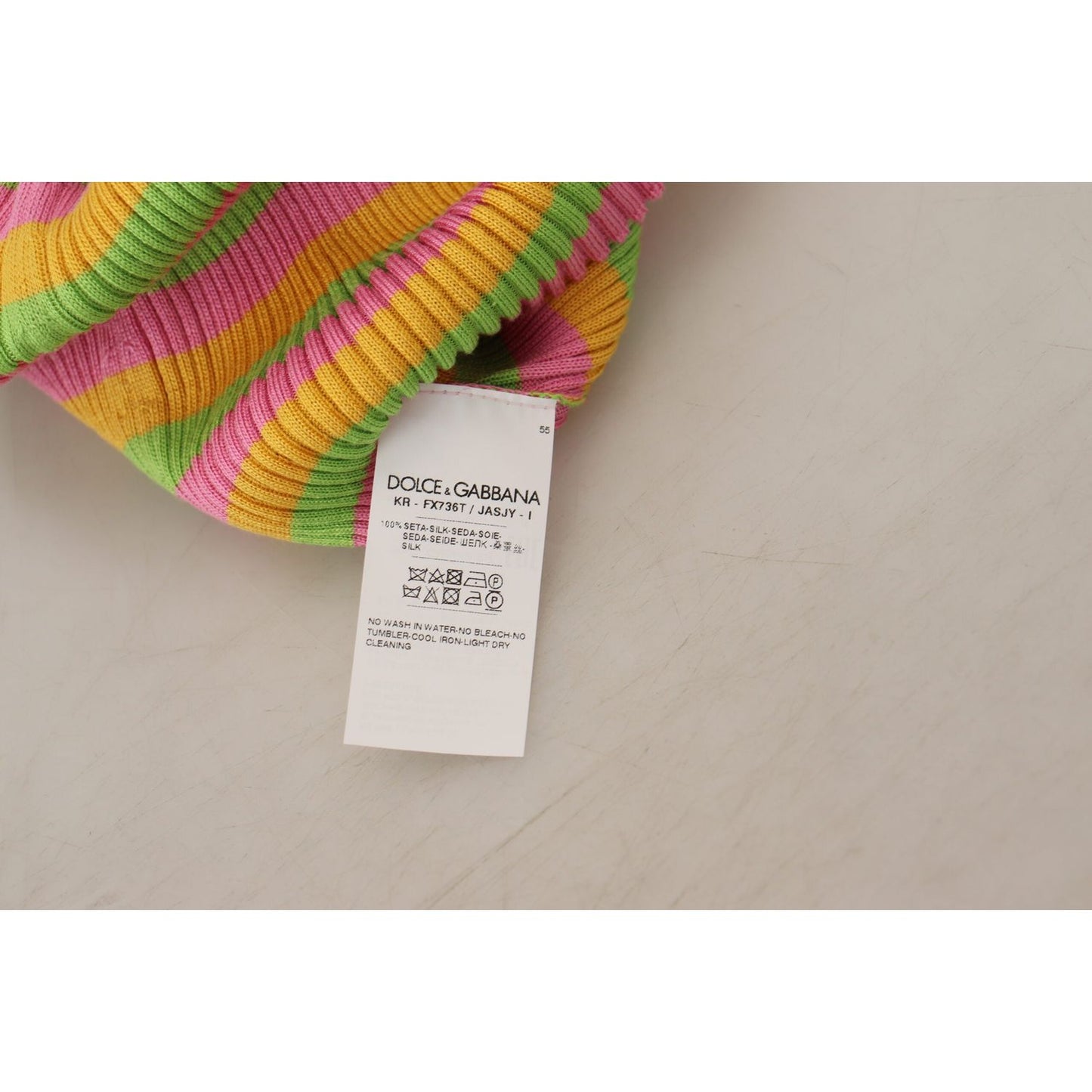 Dolce & Gabbana Multicolor Silk Vest Pullover Tank Top 1728,67345645728,Clothing,Dolce & Gabbana,IT36 | XS,IT38|XS,IT40|S,IT42|M,IT44 | L,Material: 100% Silk,Multicolor,New with tags,Sleeveless - T-Shirts - Clothing,T-Shirts - Clothing,Tank Tops - T-Shirt