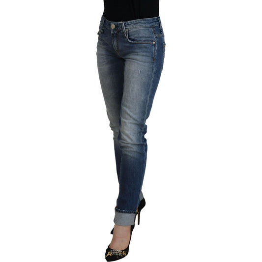 Acht Sleek Skinny Low Waist Denim Jeans Acht