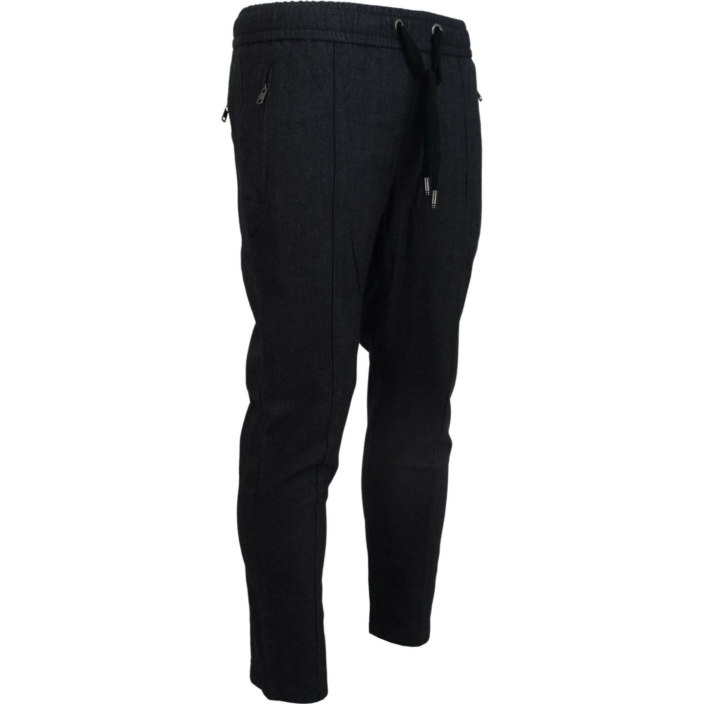 Dolce & Gabbana Gray Cotton Jogger Men Pants 1728,67345645728,Athletic Pants - Pants - Clothing,Clothing,Dolce & Gabbana,Gray,IT46 | S,Jeans & Pants - Men - Clothing,Joggers (workout pants) - Sportswear - Clothing,Material: 100% Cotton,Men,Men - Clothing,