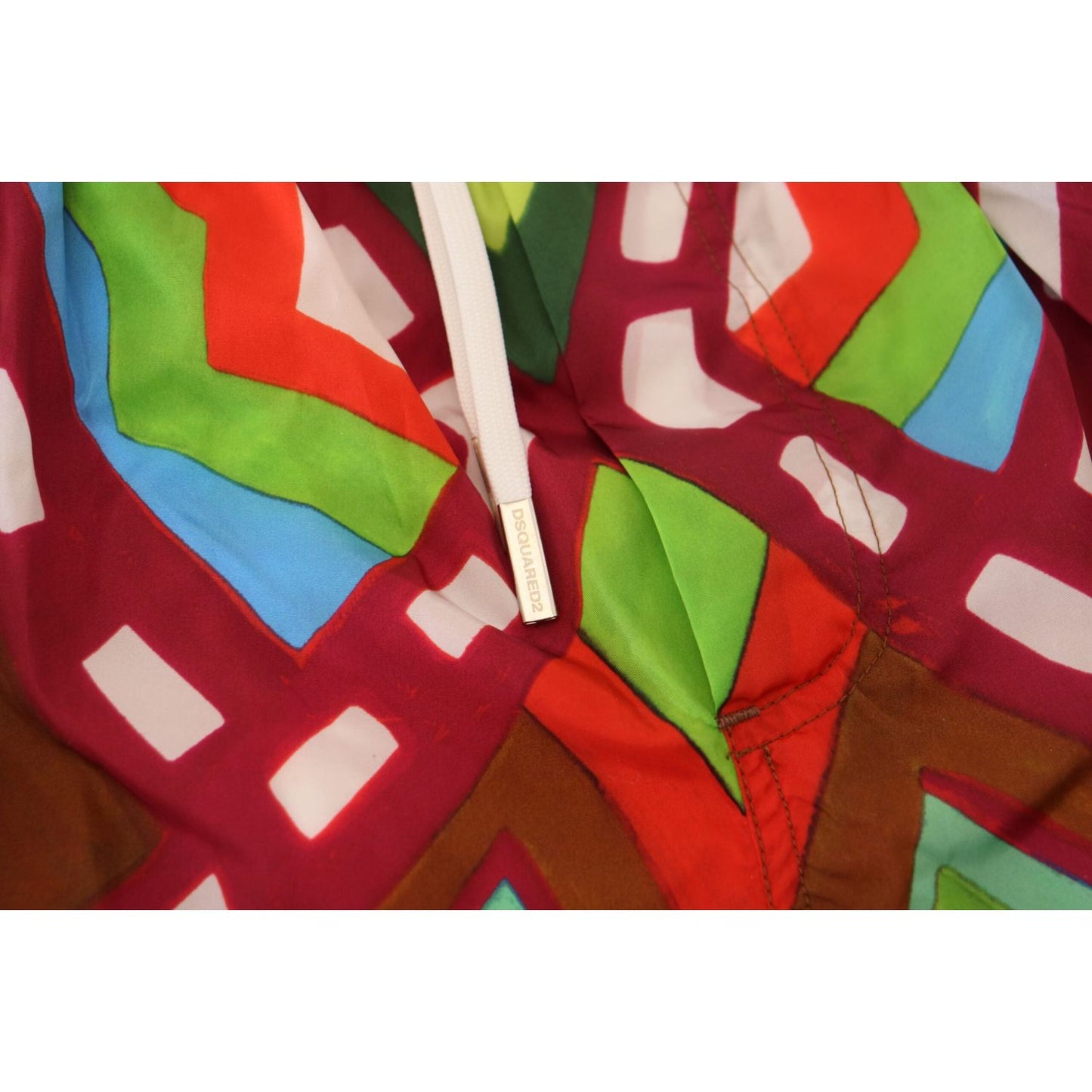 Dsquared² Multicolor Printed Men Beachwear Shorts Swimwear