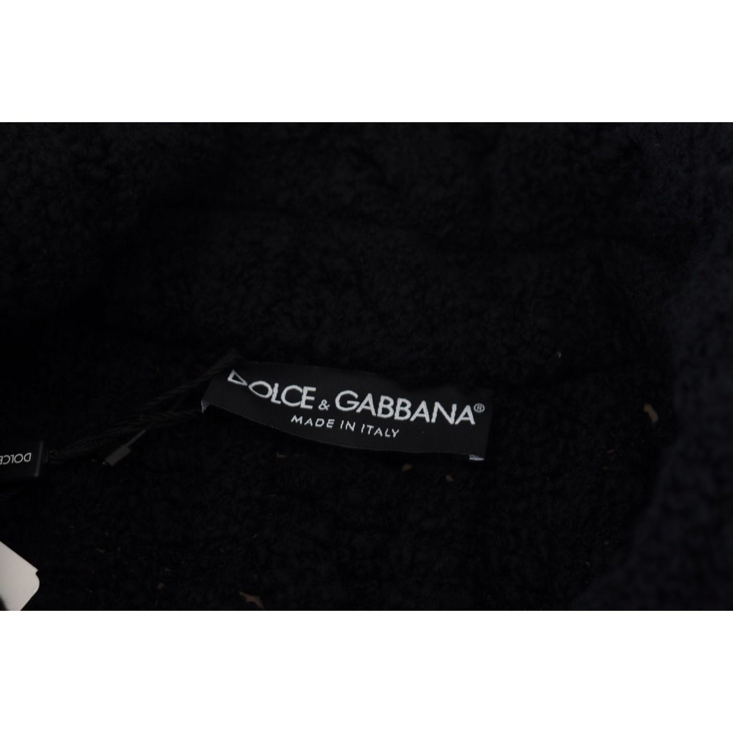 Dolce & Gabbana Elegant Black Wool-Cashmere Cardigan Sweater Dolce & Gabbana