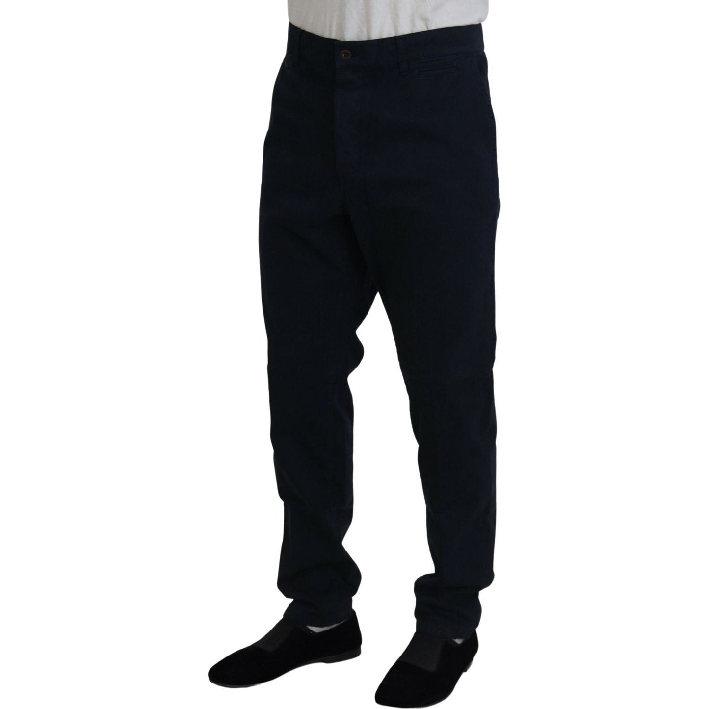 Dolce & Gabbana Elegant Dress Chinos in Blue Dolce & Gabbana