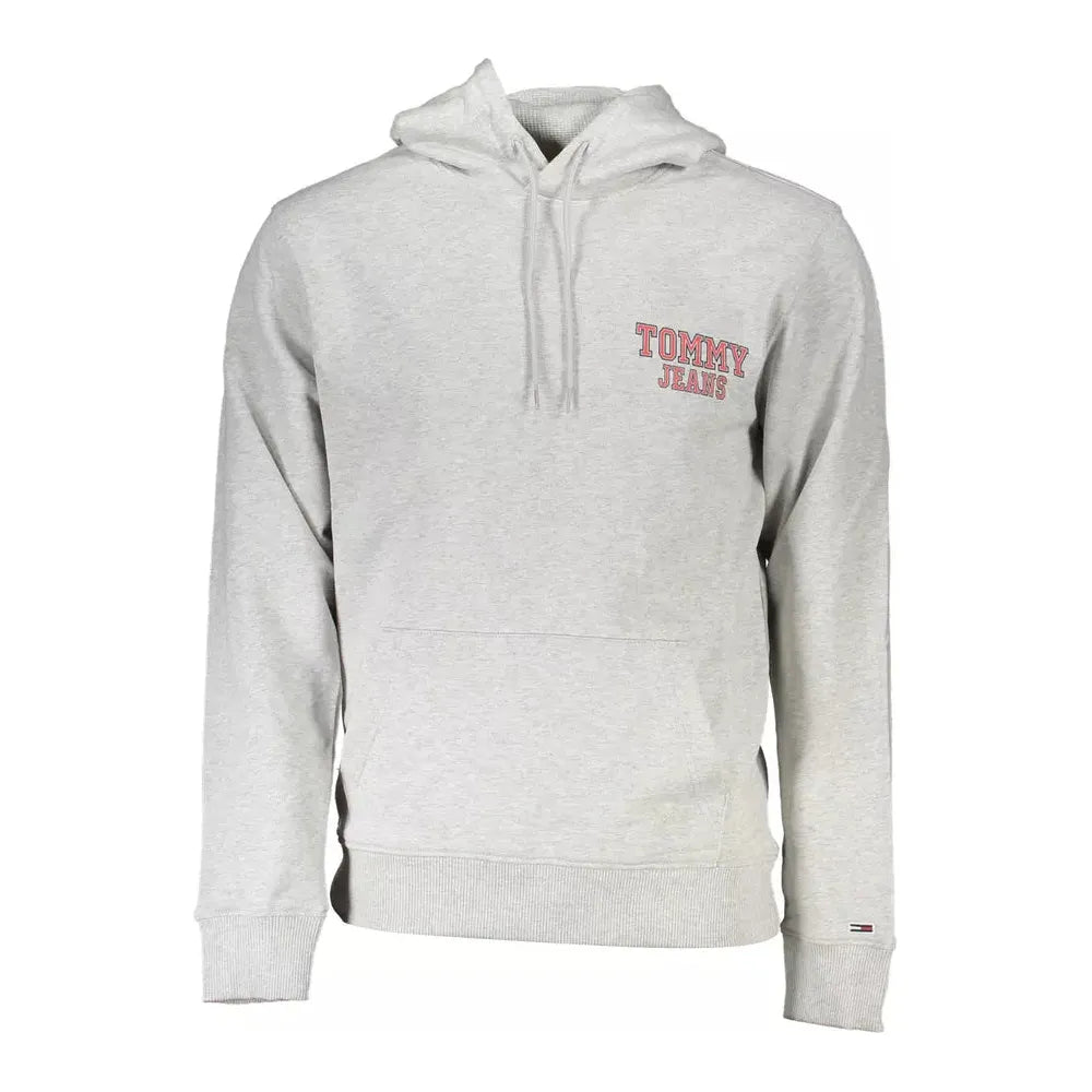 Tommy Hilfiger Gray Cotton Men Sweater Tommy Hilfiger