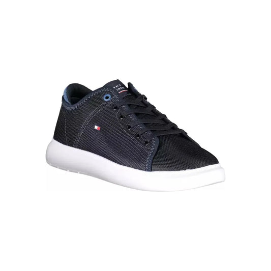 Tommy Hilfiger Blue Polyester Men Sneaker Tommy Hilfiger