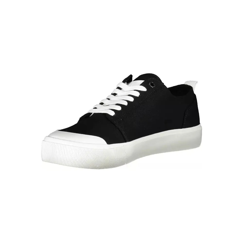 Calvin Klein Black Cotton Men Sneaker Calvin Klein