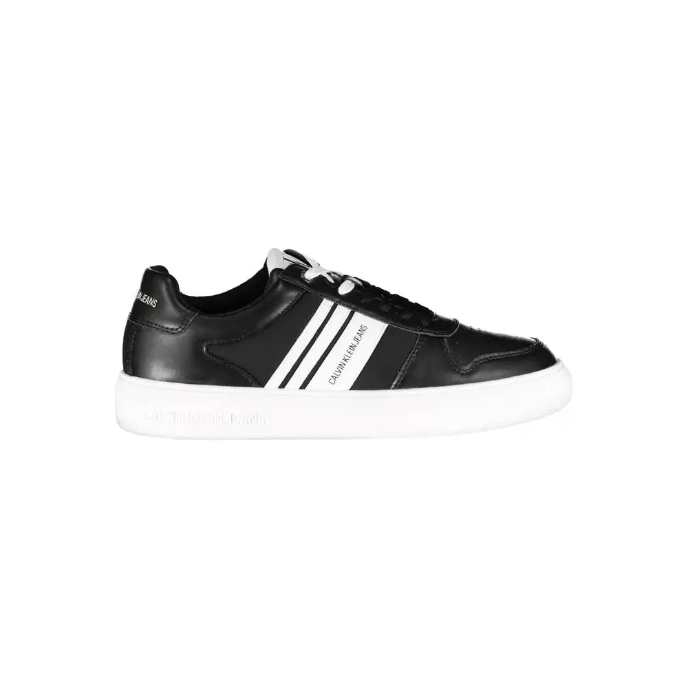 Calvin Klein Black Polyester Men Sneaker Calvin Klein