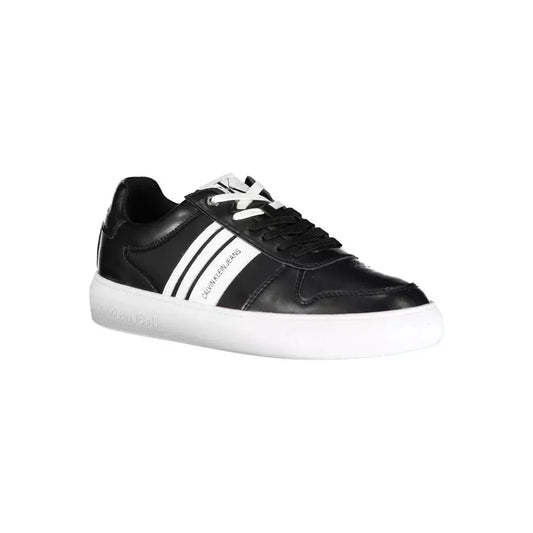 Calvin Klein Black Polyester Men Sneaker Calvin Klein