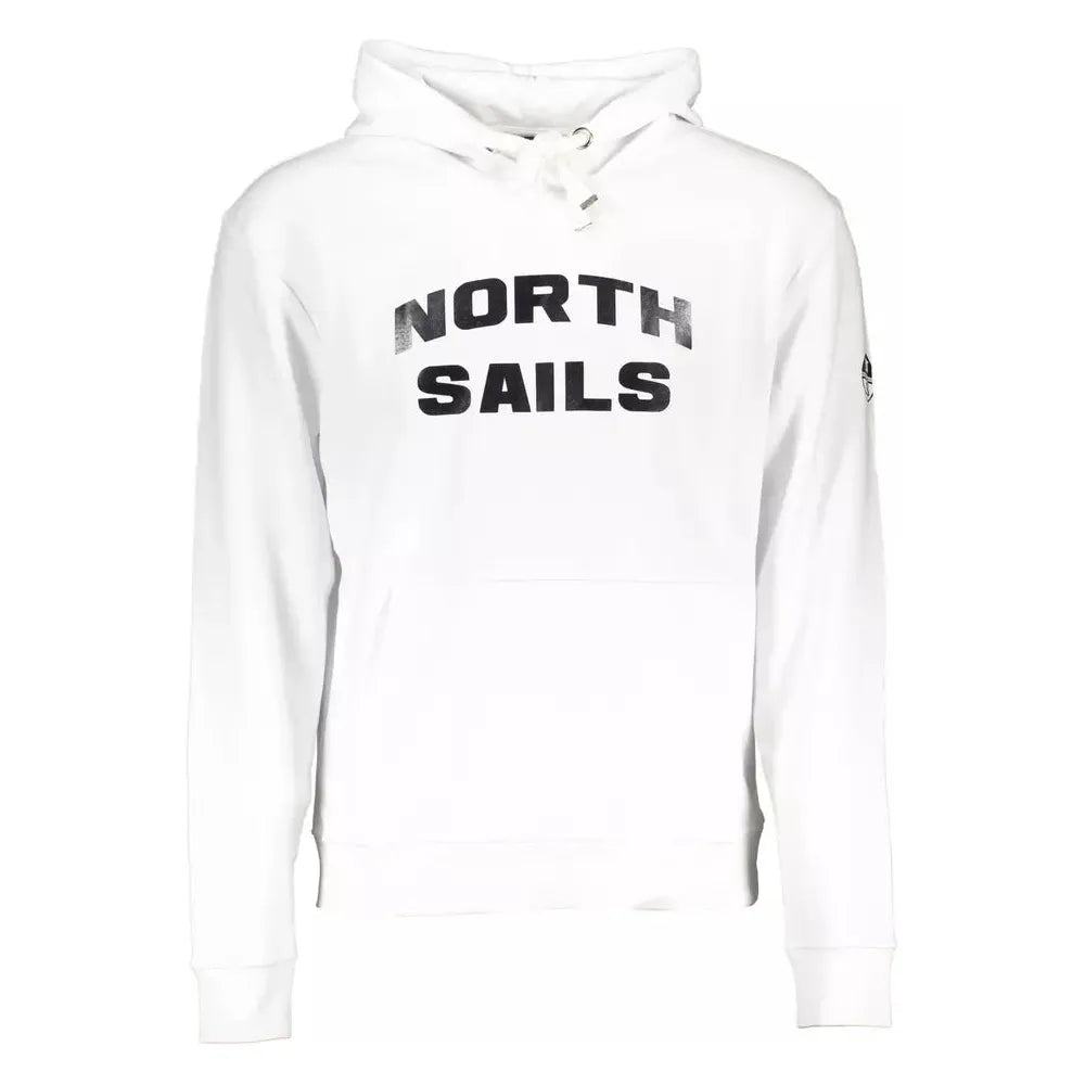 North Sails White Cotton Men Sweater