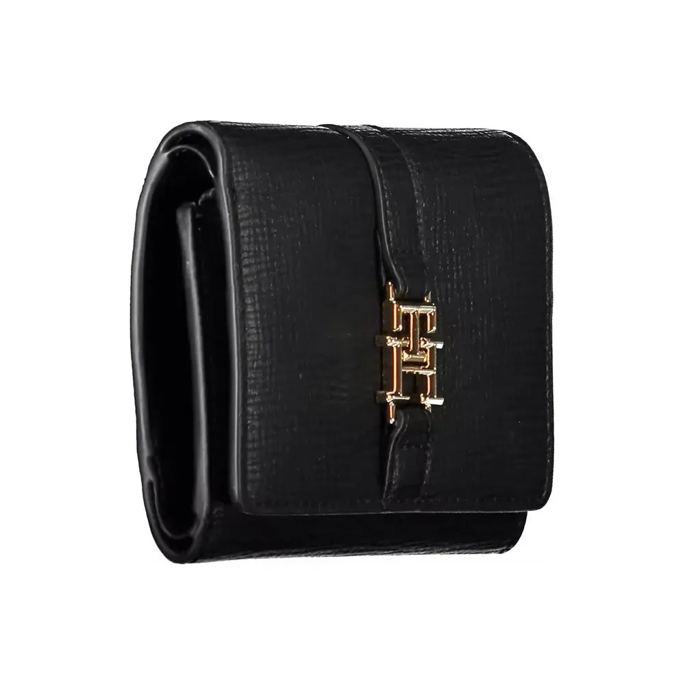 Tommy Hilfiger Black Polyethylene Women Wallet Tommy Hilfiger