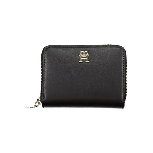 Tommy Hilfiger Black Polyethylene Women Wallet Tommy Hilfiger