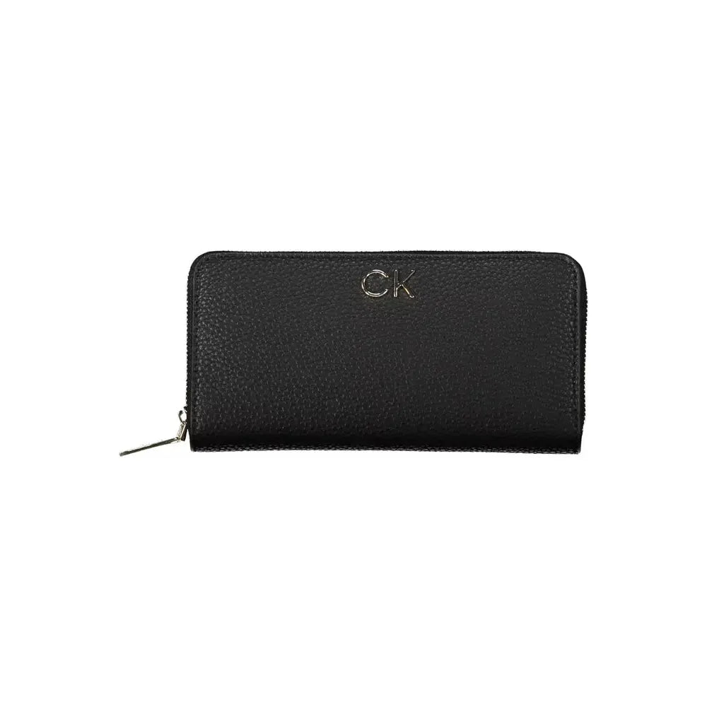 Calvin Klein Black Polyester Women Wallet Calvin Klein