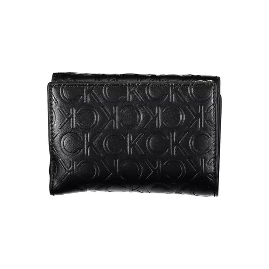 Calvin Klein Elegant Black Polyethylene Wallet with RFID Blocker Calvin Klein