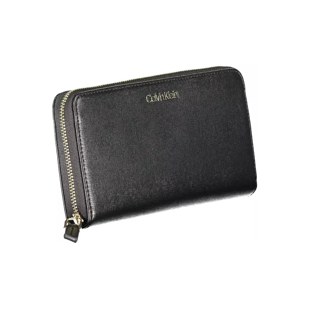 Calvin Klein Black Polyethylene Women Wallet Calvin Klein