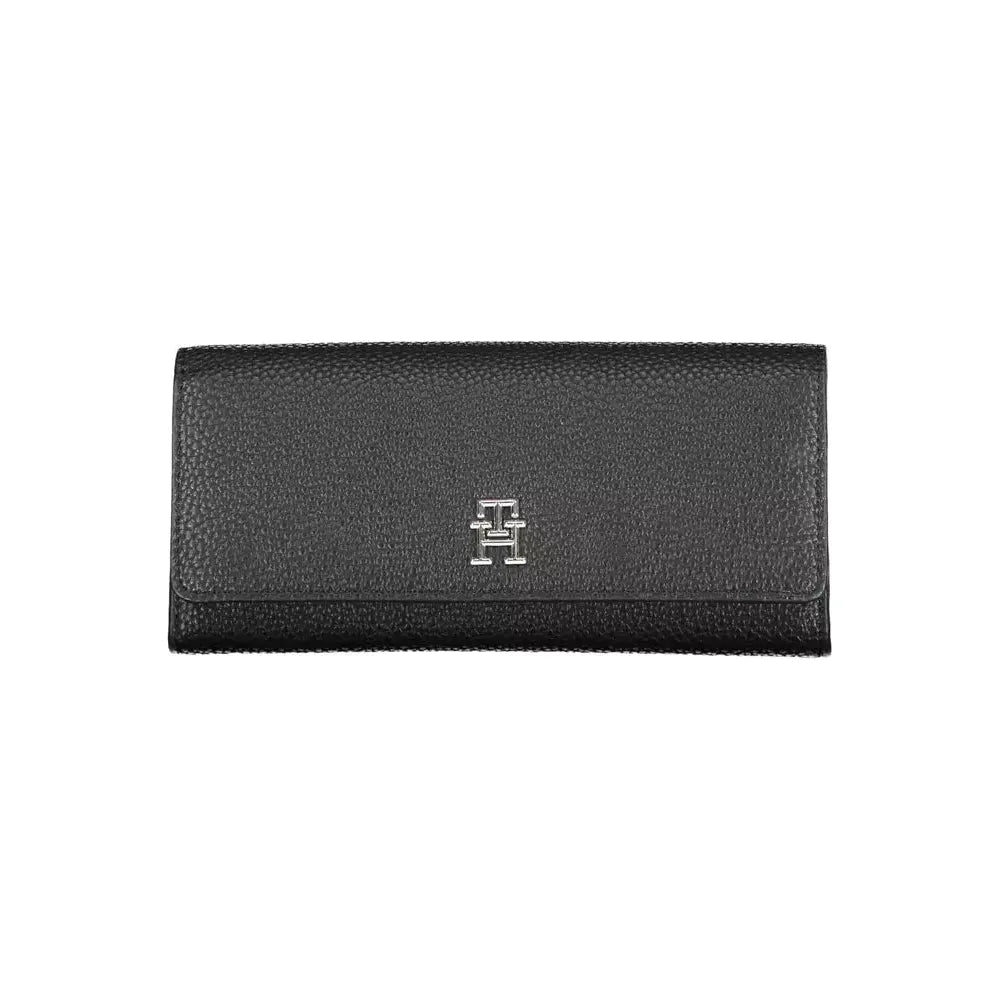 Tommy Hilfiger Black Polyethylene Women Wallet Tommy Hilfiger