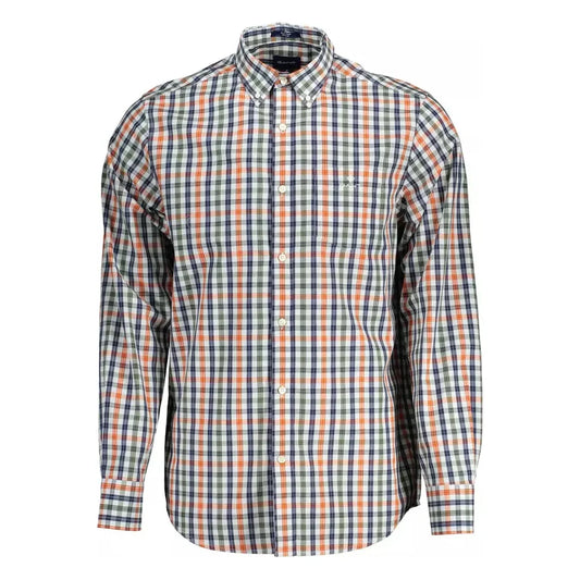 Gant Green Cotton Men Shirt Gant