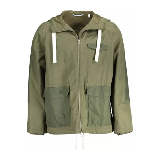 Gant Green Cotton Men Jacket Gant