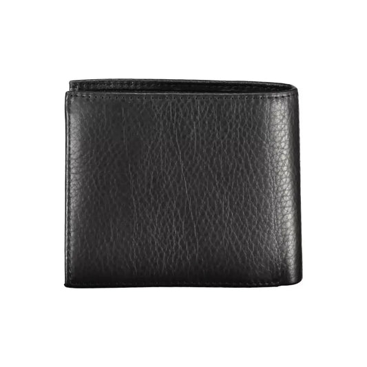 Tommy Hilfiger Black Leather Men Wallet Tommy Hilfiger