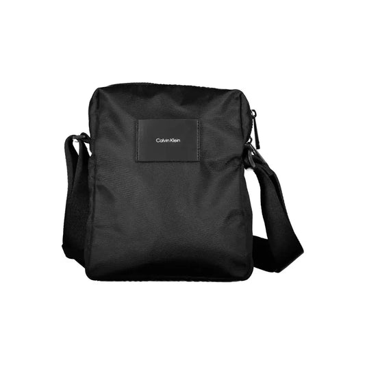 Calvin Klein Black Polyester Men Shoulder Bag Calvin Klein