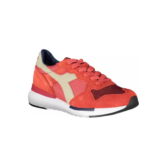 Diadora Powder Pink Leather Blend Sneakers Diadora